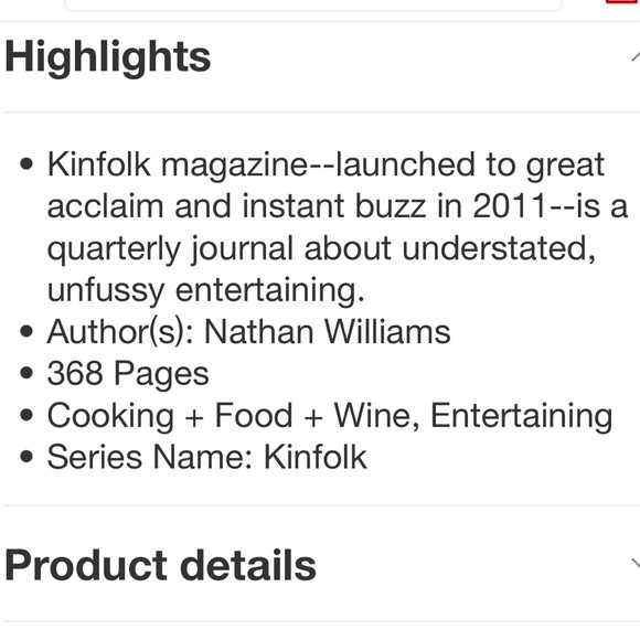 THE KINFOLK TABLE NWT hardcover book by Nathan Williams - Picture 4 of 4